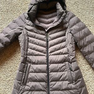 Women's Quilted Hooded Jacket - Lavender